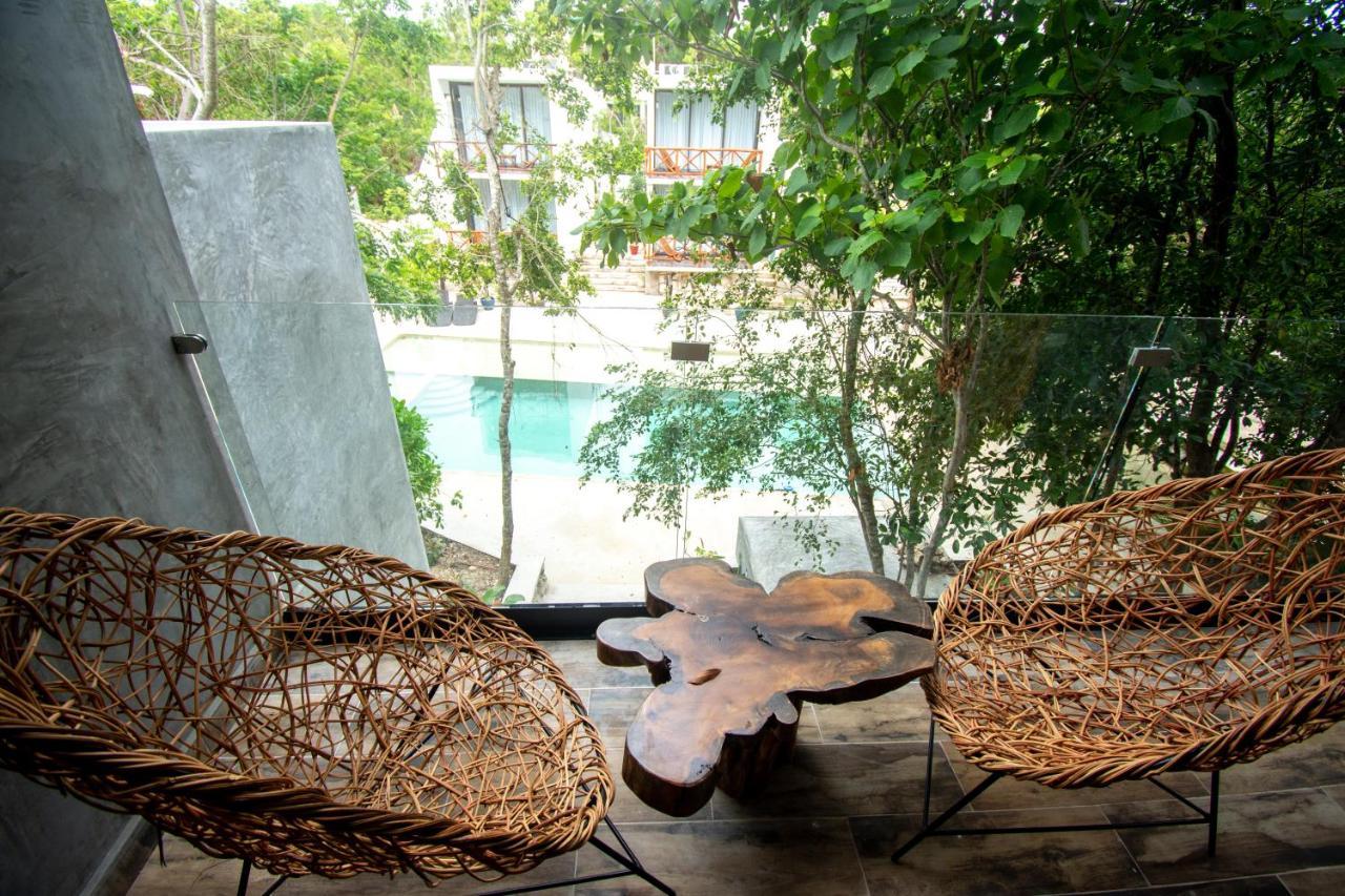 Hotel Casa Tortuga Tulum - Cenotes Park Inclusive Ngoại thất bức ảnh View from the hotel