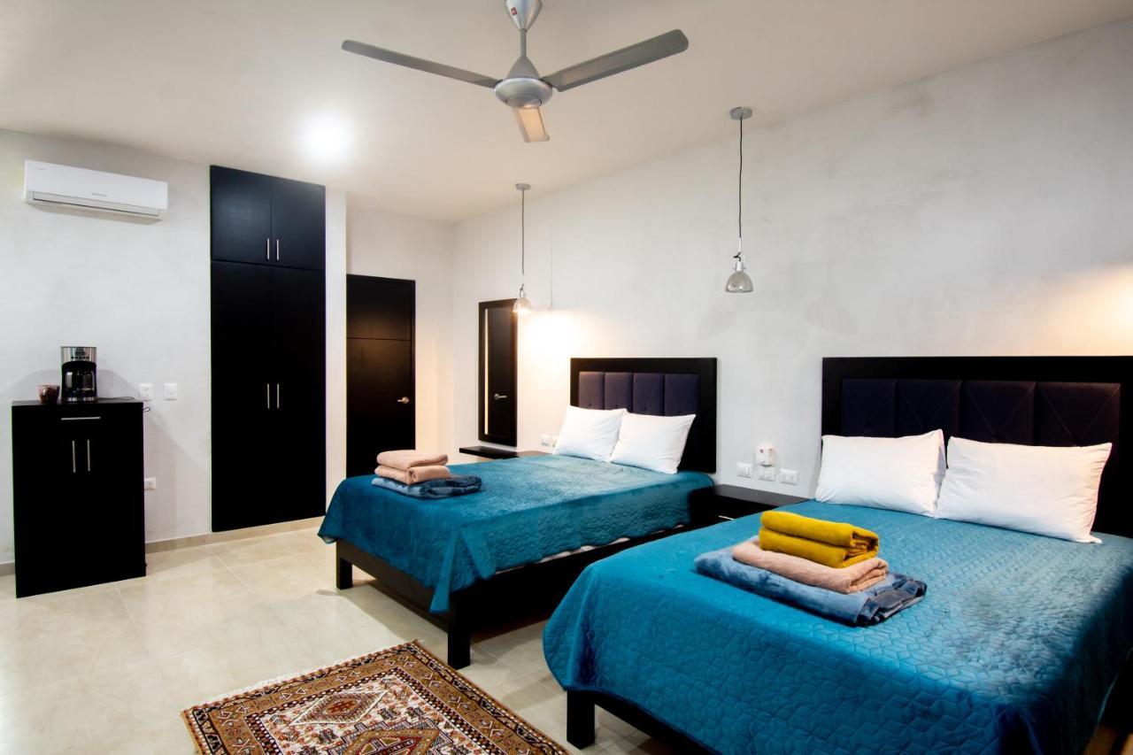 Hotel Casa Tortuga Tulum - Cenotes Park Inclusive Ngoại thất bức ảnh A bedroom in the hotel