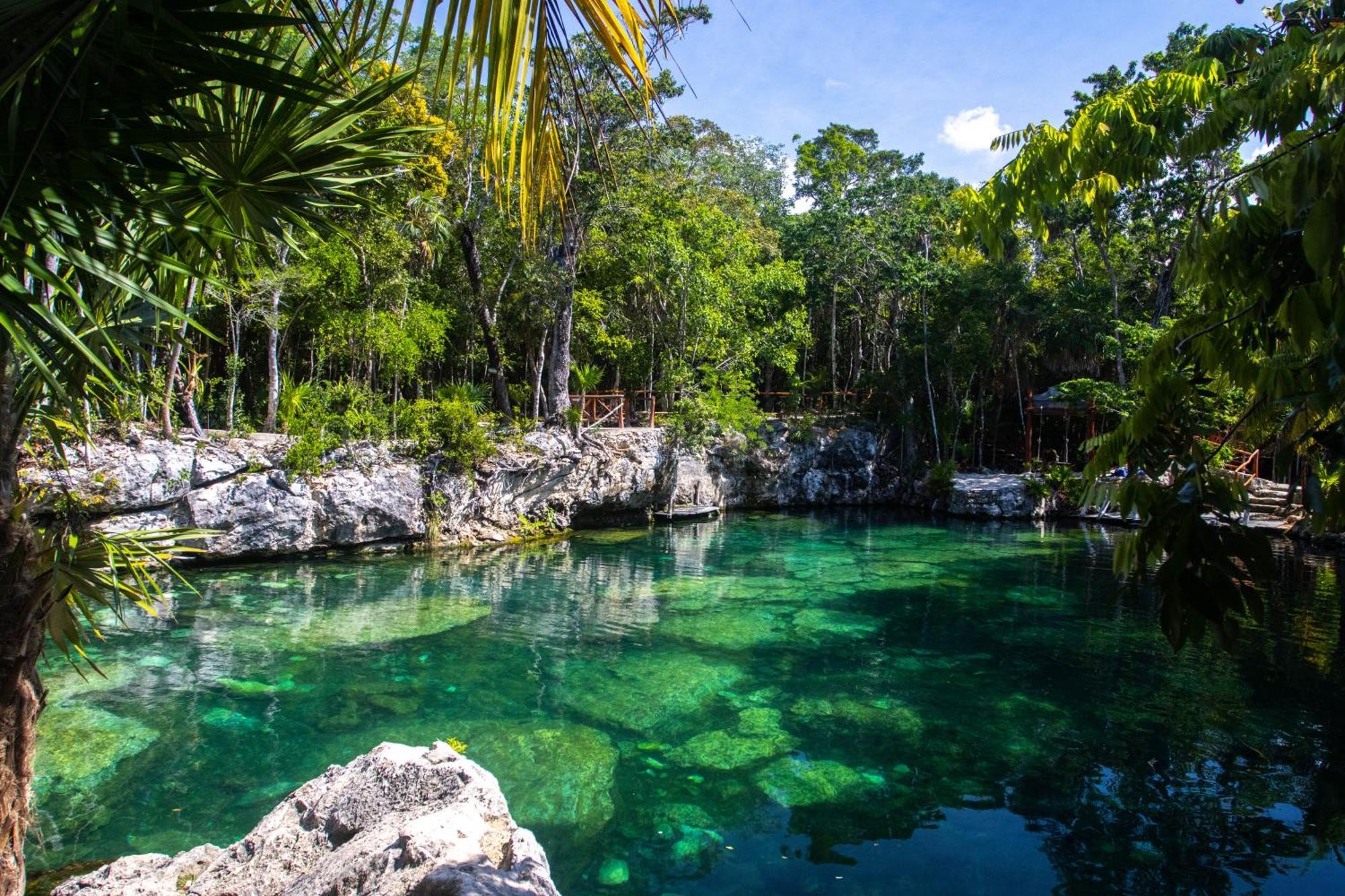 Hotel Casa Tortuga Tulum - Cenotes Park Inclusive Ngoại thất bức ảnh Cenote in Yucatán