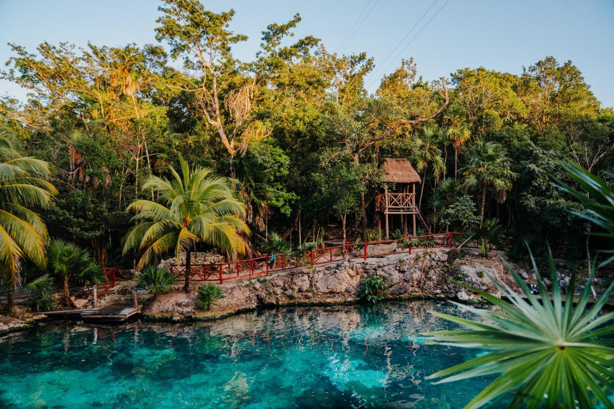 Hotel Casa Tortuga Tulum - Cenotes Park Inclusive Ngoại thất bức ảnh X-Carett Cenote