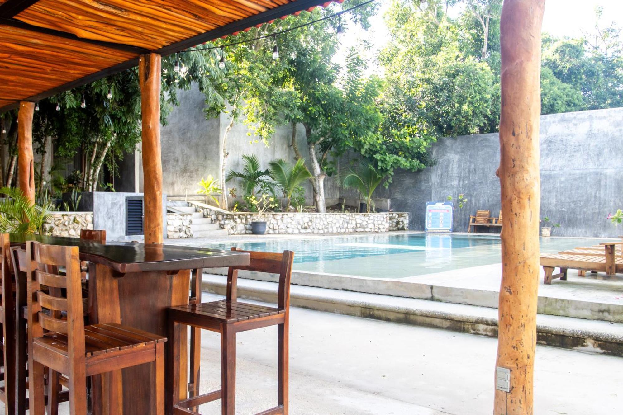 Hotel Casa Tortuga Tulum - Cenotes Park Inclusive Ngoại thất bức ảnh The pool at the hotel