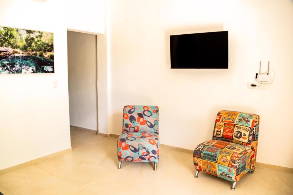 Hotel Casa Tortuga Tulum - Cenotes Park Inclusive Ngoại thất bức ảnh A room at the center